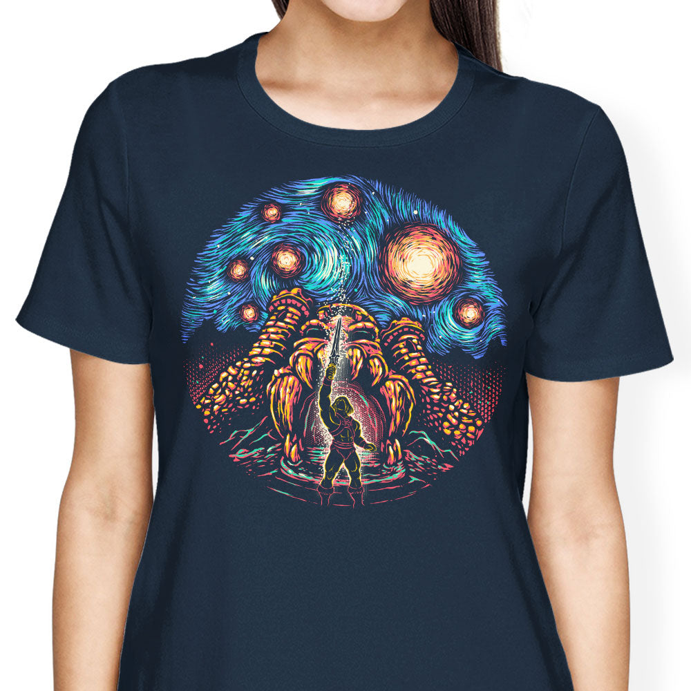 A Starry Universe Women's Apparel - Adult & Kids T-Shirts, Sweatshirts & Hoodies apparel design preview 2