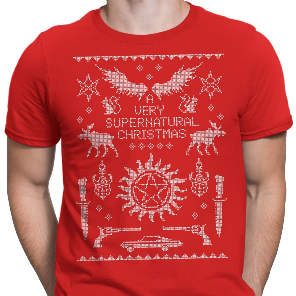 A Very SPN Sweater Men's Apparel - Adult & Kids T-Shirts, Sweatshirts & Hoodies apparel design preview 2