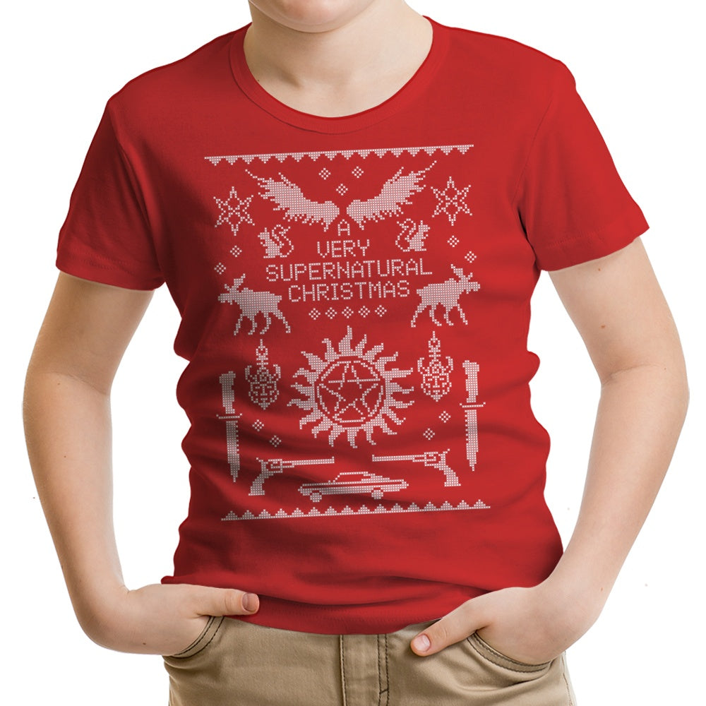 A Very SPN Sweater Youth Apparel - Adult & Kids T-Shirts, Sweatshirts & Hoodies apparel design preview 1