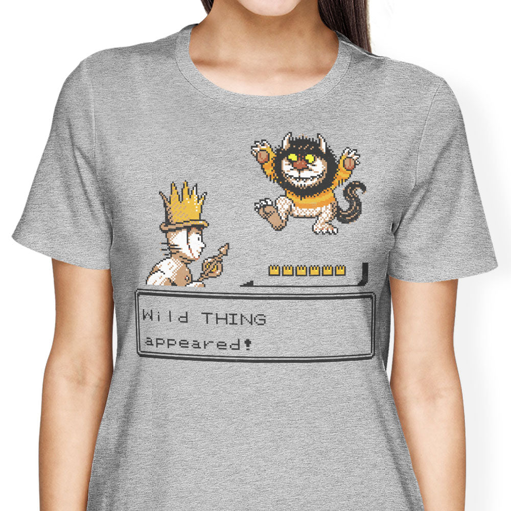 A Wild Thing Appeared Women's Apparel - Adult & Kids T-Shirts, Sweatshirts & Hoodies apparel design preview 1