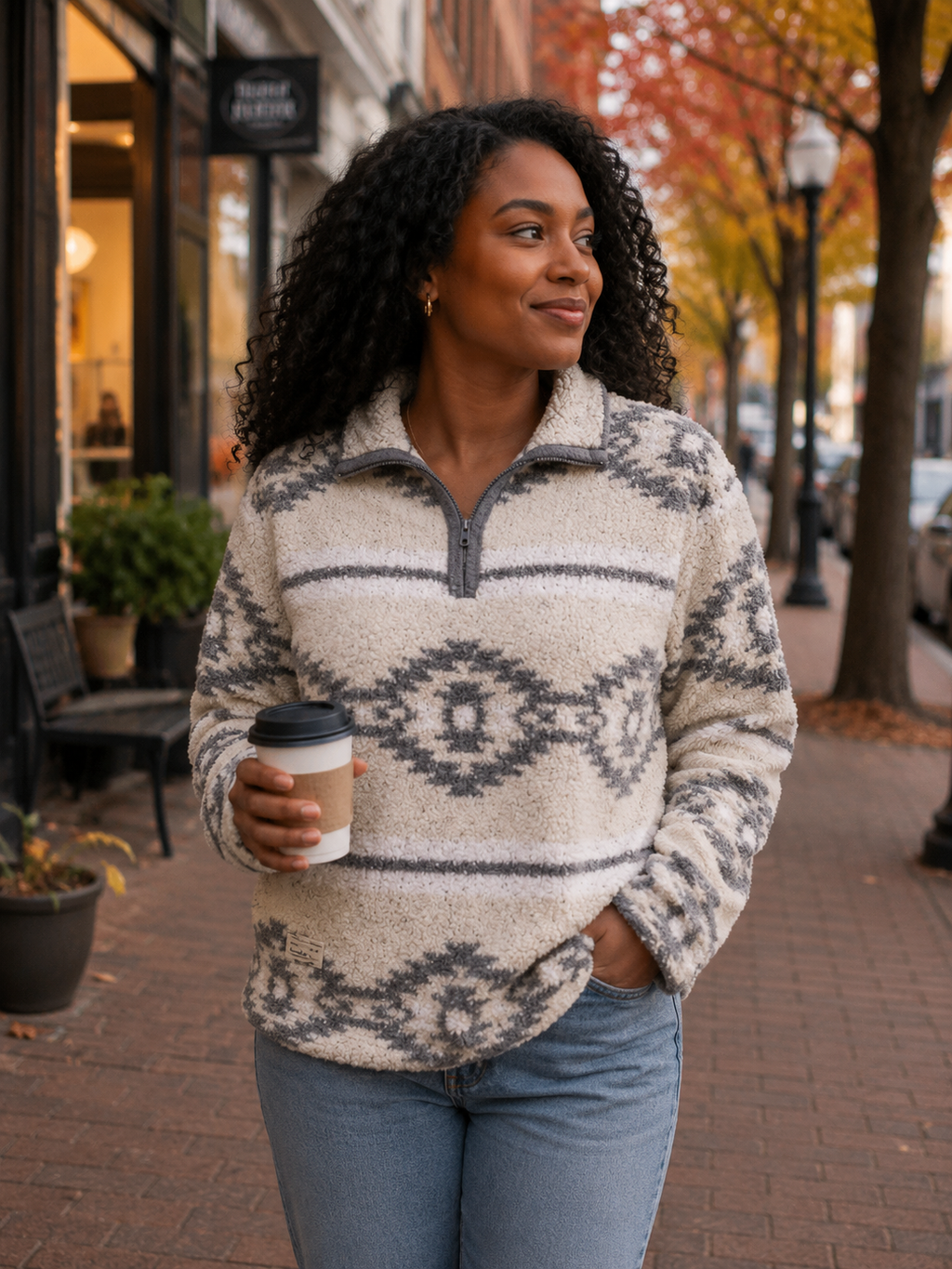 SALE Simply Southern Aztec Soft Cozy Jacket - Adult & Kids T-Shirts, Sweatshirts & Hoodies apparel design preview 1