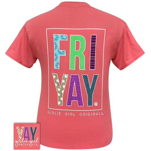 Girlie Girl Originals Preppy Fri Yay - Adult & Kids T-Shirts, Sweatshirts & Hoodies apparel design preview 1