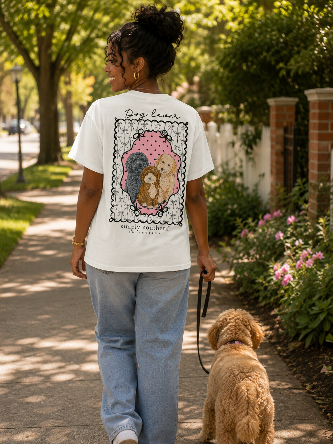 Simply Southern Dog Lover Oyster - Adult & Kids T-Shirts, Sweatshirts & Hoodies apparel design preview 1