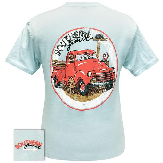 Southern Limits Dogs and Truck - Adult & Kids T-Shirts, Sweatshirts & Hoodies apparel design preview 2
