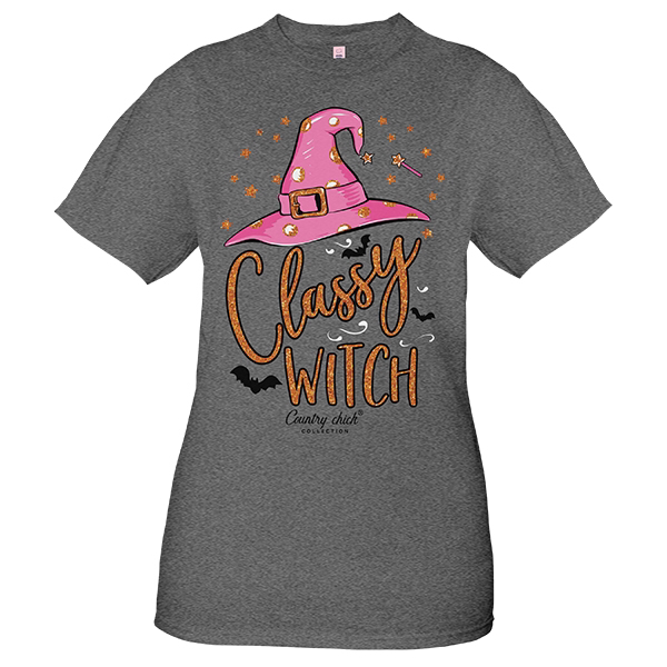 SALE Simply Southern Classy Witch Halloween Fall - Adult & Kids T-Shirts, Sweatshirts & Hoodies apparel design preview 2