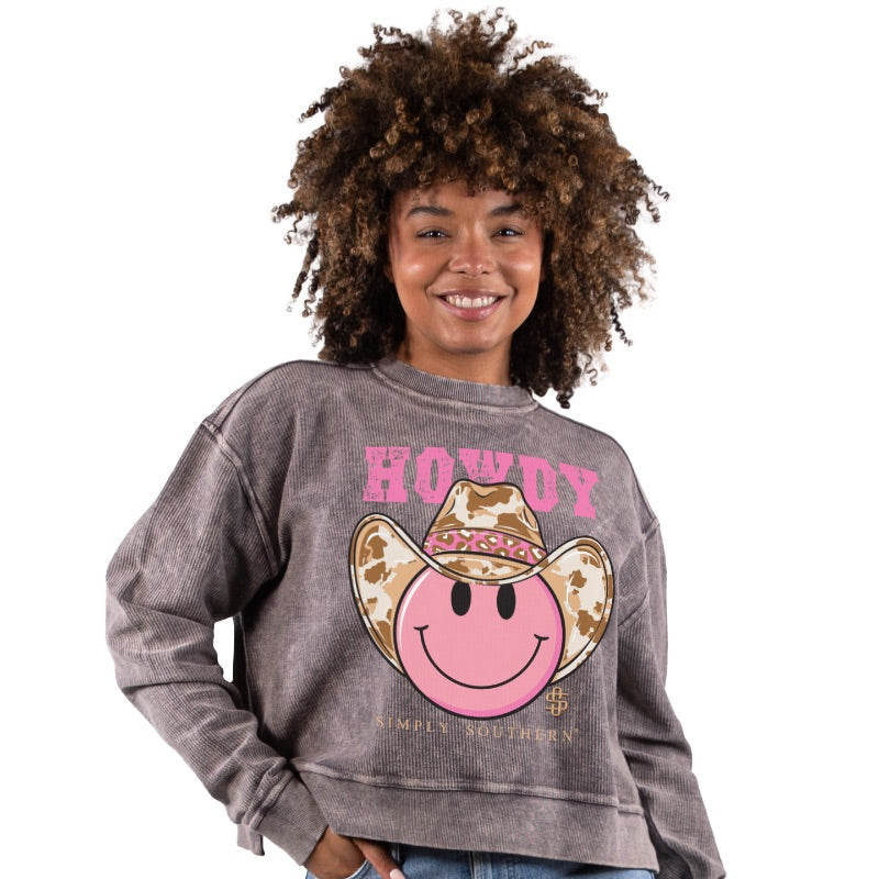 SALE Simply Southern Cow Hat Crew - Adult & Kids T-Shirts, Sweatshirts & Hoodies apparel design preview 1