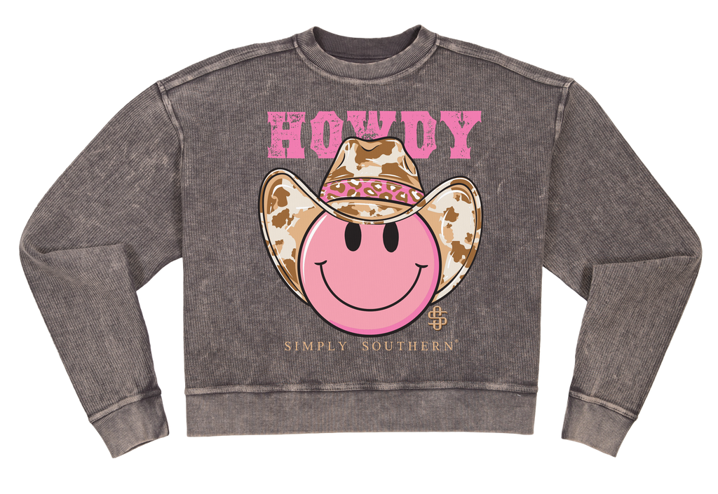 SALE Simply Southern Cow Hat Crew - Adult & Kids T-Shirts, Sweatshirts & Hoodies apparel design preview 2