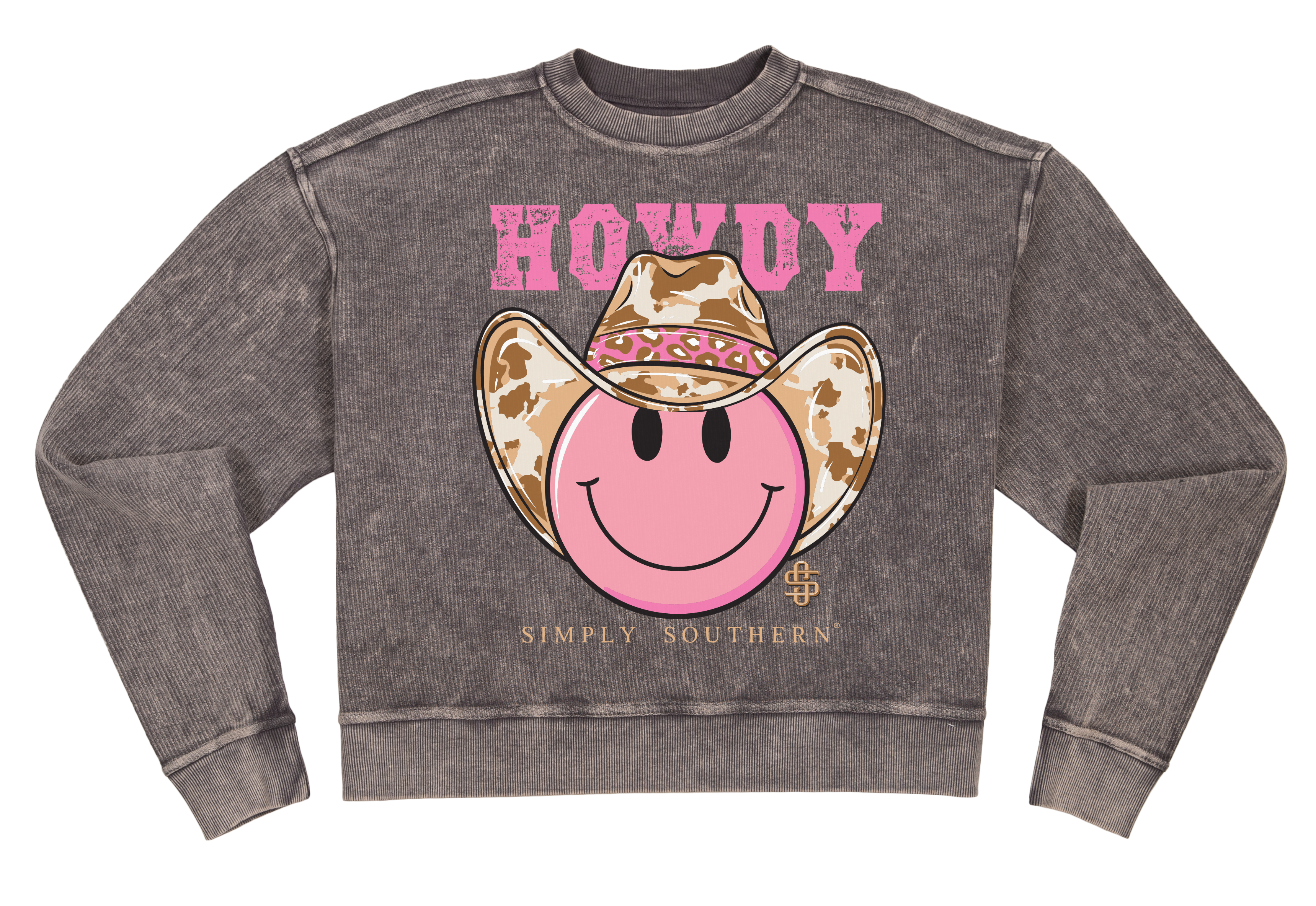 SALE Simply Southern Cow Hat Crew - Adult & Kids T-Shirts, Sweatshirts & Hoodies apparel design preview 2