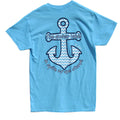 SALE Bjaxx Anchor Holds Chevron Blue Christian Girlie - Adult & Kids T-Shirts, Sweatshirts & Hoodies apparel design preview 1