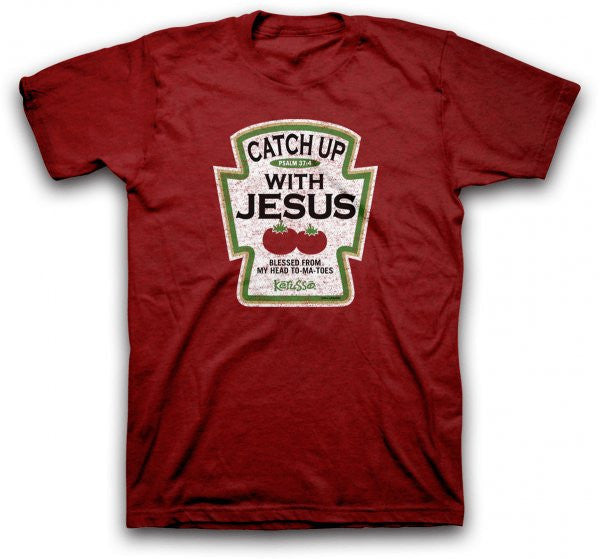 Kerusso Catch Up with Jesus Christian Unisex Bright - Adult & Kids T-Shirts, Sweatshirts & Hoodies apparel design preview 2