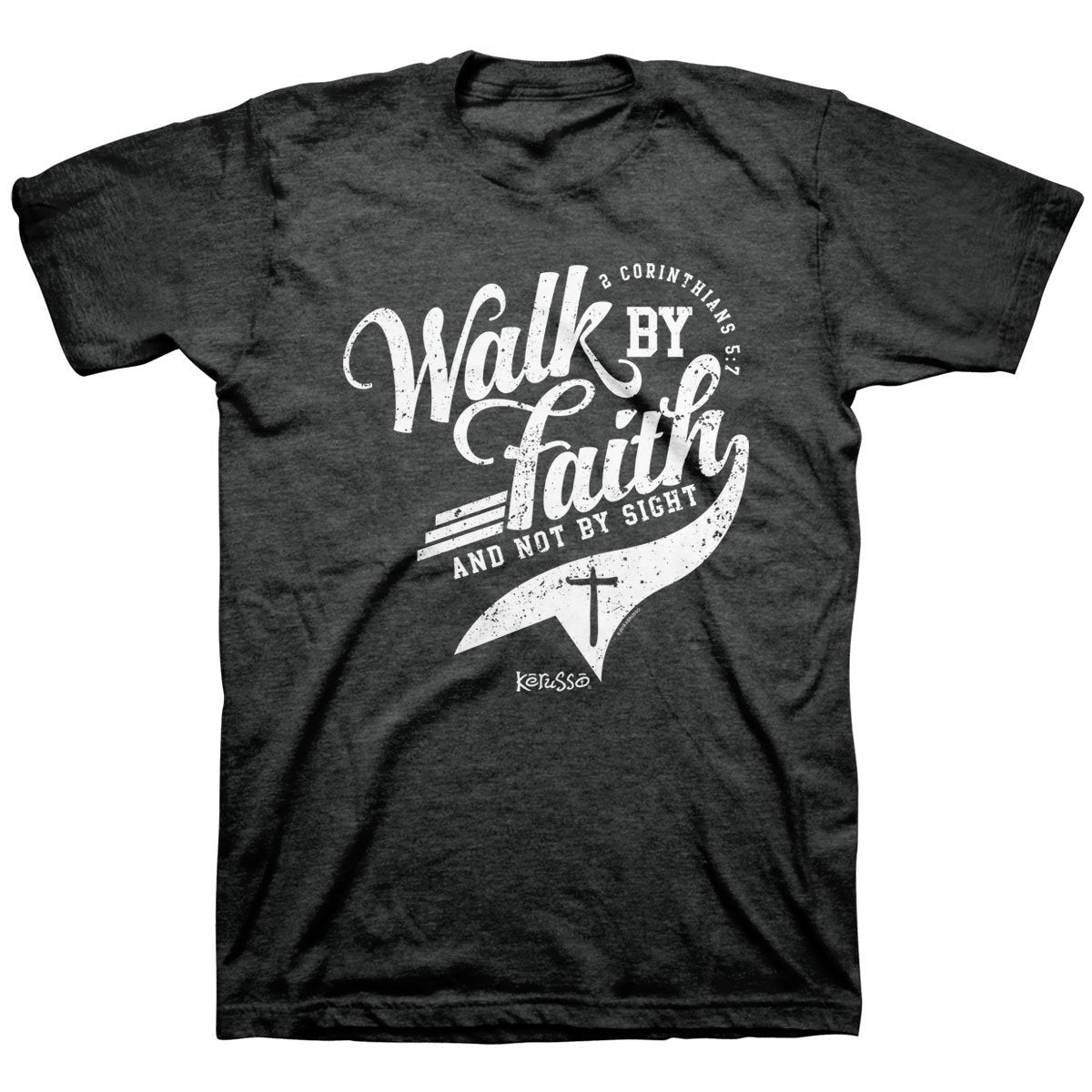 Kerusso Walk By Faith Christian - Adult & Kids T-Shirts, Sweatshirts & Hoodies apparel design preview 1