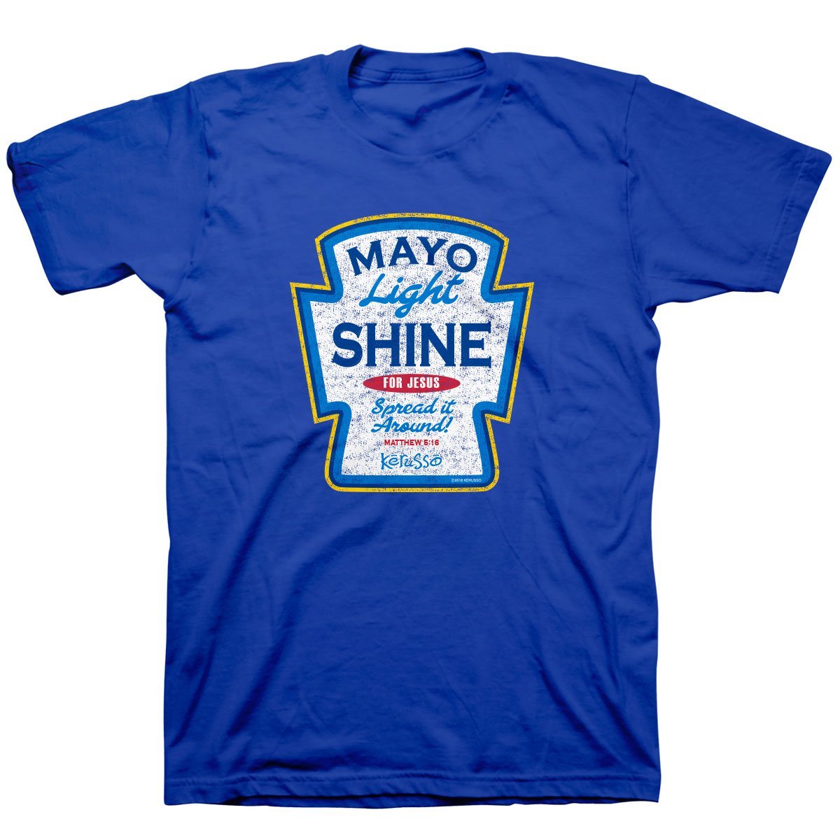 Kerusso Light Shine for Jesus Spread it Around - Adult & Kids T-Shirts, Sweatshirts & Hoodies apparel design preview 1