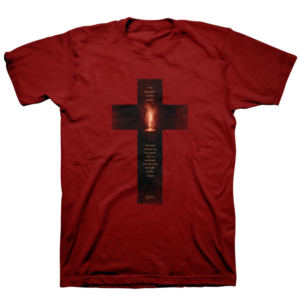 Kerusso Light of the World Cross Christian Unisex - Adult & Kids T-Shirts, Sweatshirts & Hoodies apparel design preview 2