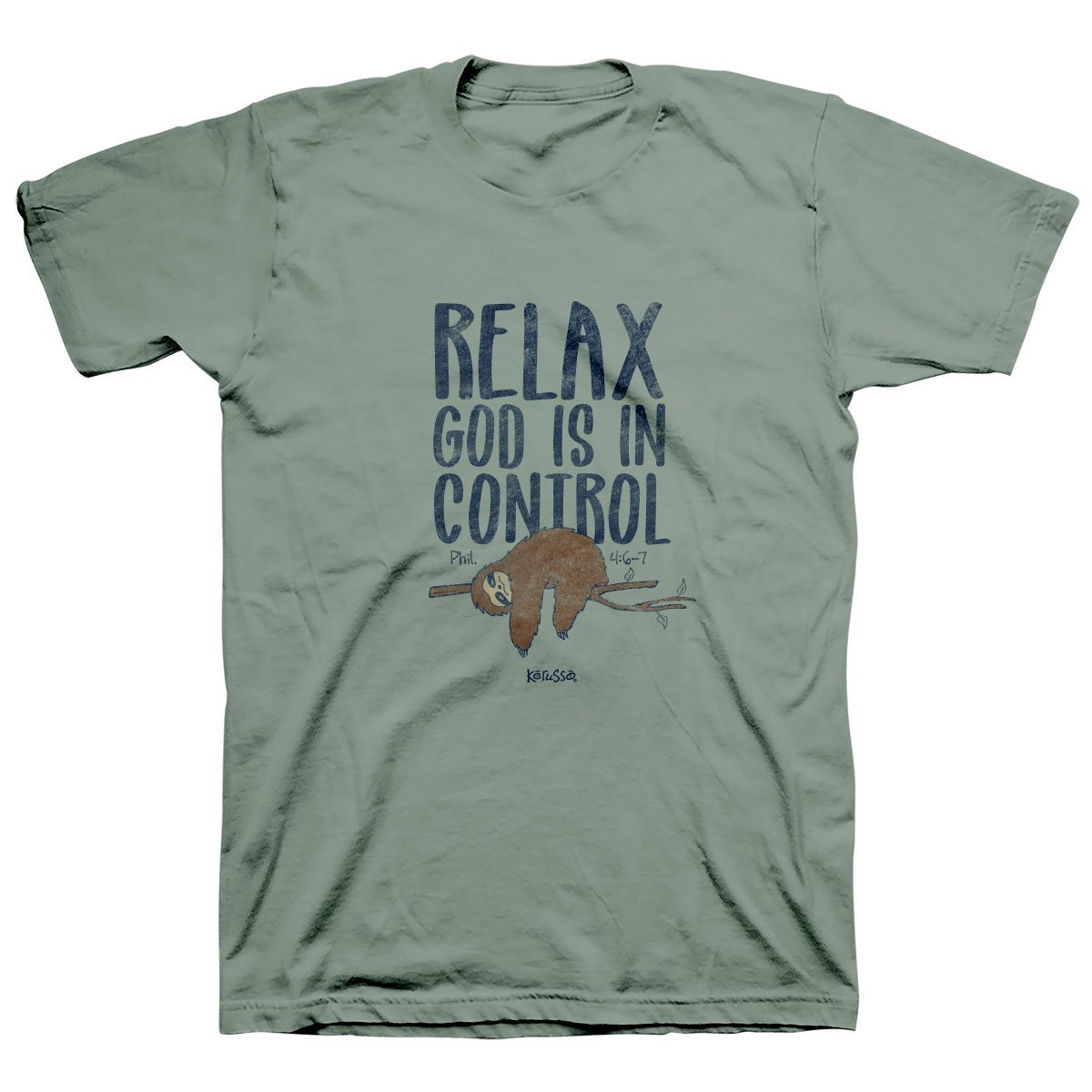 Kerusso Relax Sloth Christian - Adult & Kids T-Shirts, Sweatshirts & Hoodies apparel design preview 1