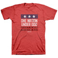 Kerusso One Nation Under God USA PatriotiC Red - Adult & Kids T-Shirts, Sweatshirts & Hoodies apparel design preview 1