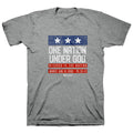 Kerusso One Nation Under God USA Patriotic 2021 - Adult & Kids T-Shirts, Sweatshirts & Hoodies apparel design preview 1