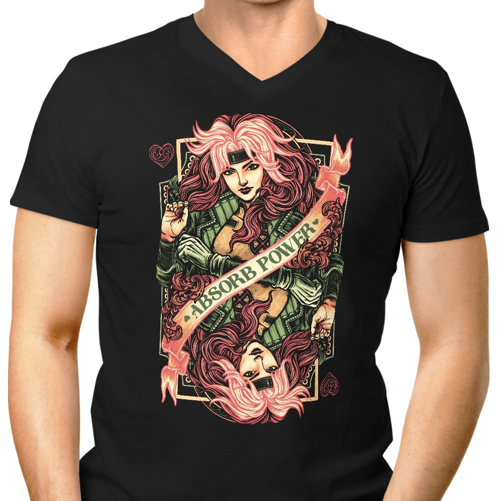 Absorb Power Men's V-Neck - Adult & Kids T-Shirts, Sweatshirts & Hoodies apparel design preview 1