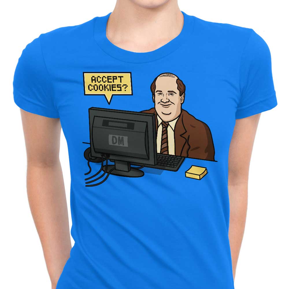 Accept Cookies Women's Apparel - Adult & Kids T-Shirts, Sweatshirts & Hoodies apparel design preview 1