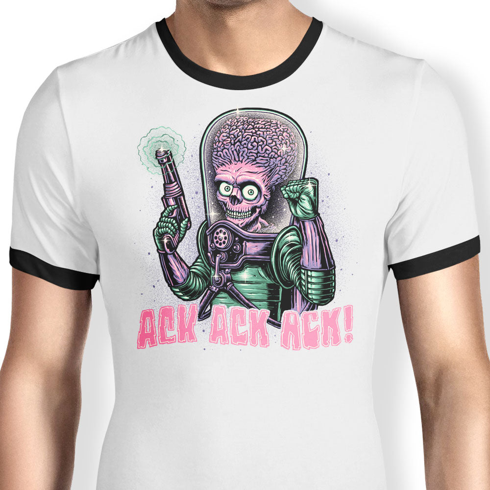Ack, Ringer - Adult & Kids T-Shirts, Sweatshirts & Hoodies apparel design preview 1