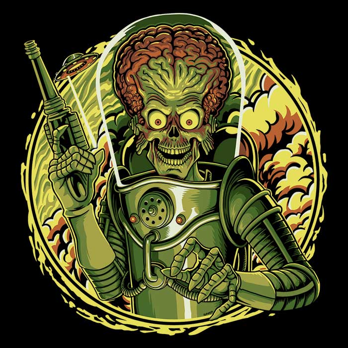 Ack, Attack Women's V-Neck - Adult & Kids T-Shirts, Sweatshirts & Hoodies apparel design preview 2