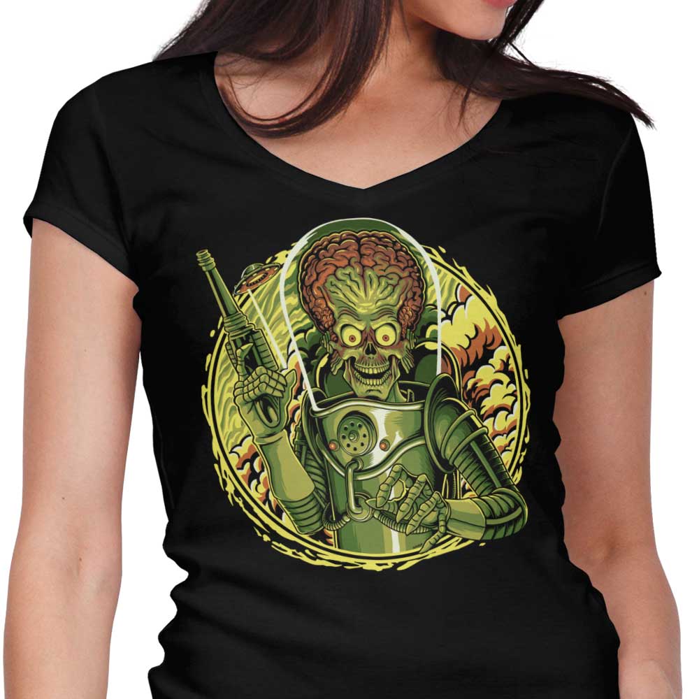 Ack, Attack Women's V-Neck - Adult & Kids T-Shirts, Sweatshirts & Hoodies apparel design preview 1