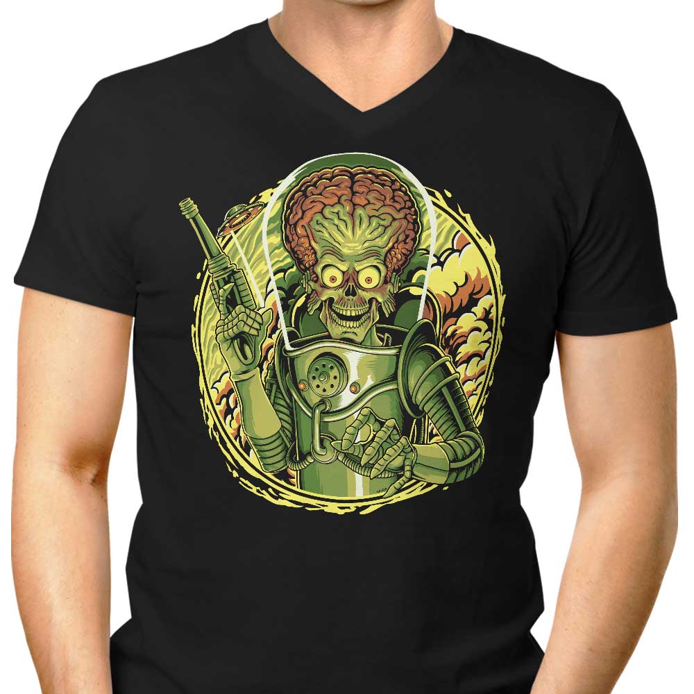 Ack, Attack Men's V-Neck - Adult & Kids T-Shirts, Sweatshirts & Hoodies apparel design preview 1
