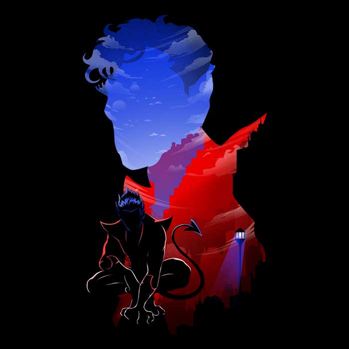 Acrobatic Landscape - Adult & Kids T-Shirts, Sweatshirts & Hoodies apparel design preview 2