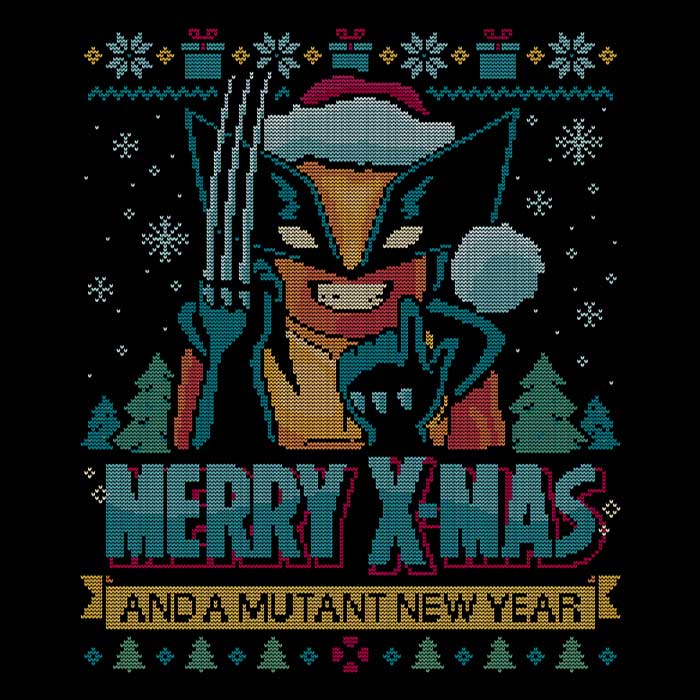 Adamantium Xmas Men's Apparel - Adult & Kids T-Shirts, Sweatshirts & Hoodies apparel design preview 2