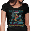 Adamantium Xmas Women's V-Neck - Adult & Kids T-Shirts, Sweatshirts & Hoodies apparel design preview 1