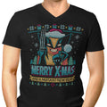 Adamantium Xmas Men's V-Neck - Adult & Kids T-Shirts, Sweatshirts & Hoodies apparel design preview 1