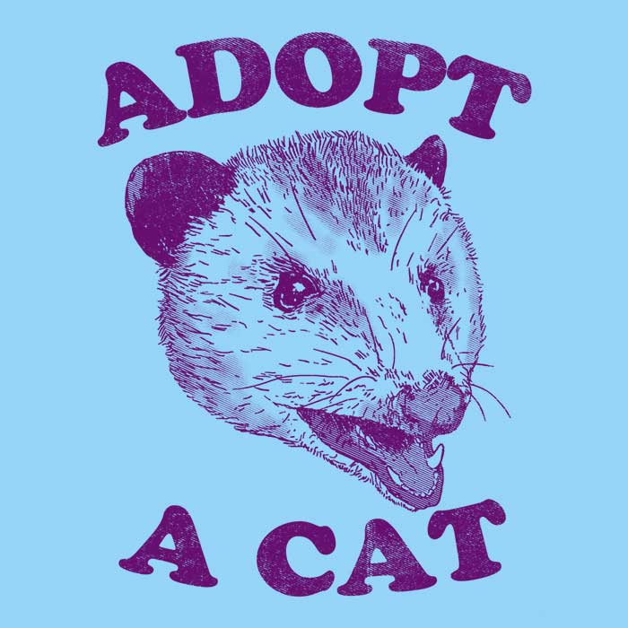 Adopt a Cat Men's Apparel - Adult & Kids T-Shirts, Sweatshirts & Hoodies apparel design preview 2