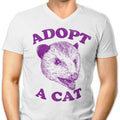 Adopt a Cat Men's V-Neck - Adult & Kids T-Shirts, Sweatshirts & Hoodies apparel design preview 1