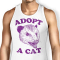 Adopt a Cat Tank Top - Adult & Kids T-Shirts, Sweatshirts & Hoodies apparel design preview 1