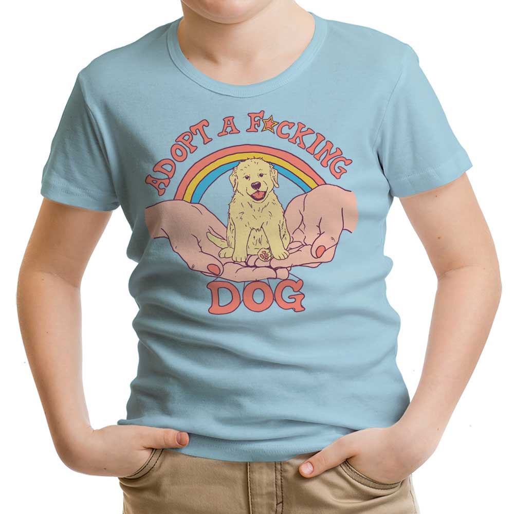 Adopt a Dog Youth Apparel - Adult & Kids T-Shirts, Sweatshirts & Hoodies apparel design preview 1