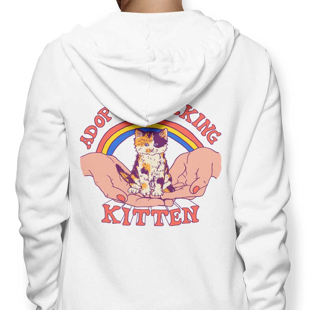 Adopt a Kitten - Adult & Kids T-Shirts, Sweatshirts & Hoodies apparel design preview 1