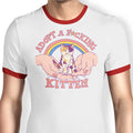 Adopt a Kitten Ringer - Adult & Kids T-Shirts, Sweatshirts & Hoodies apparel design preview 1