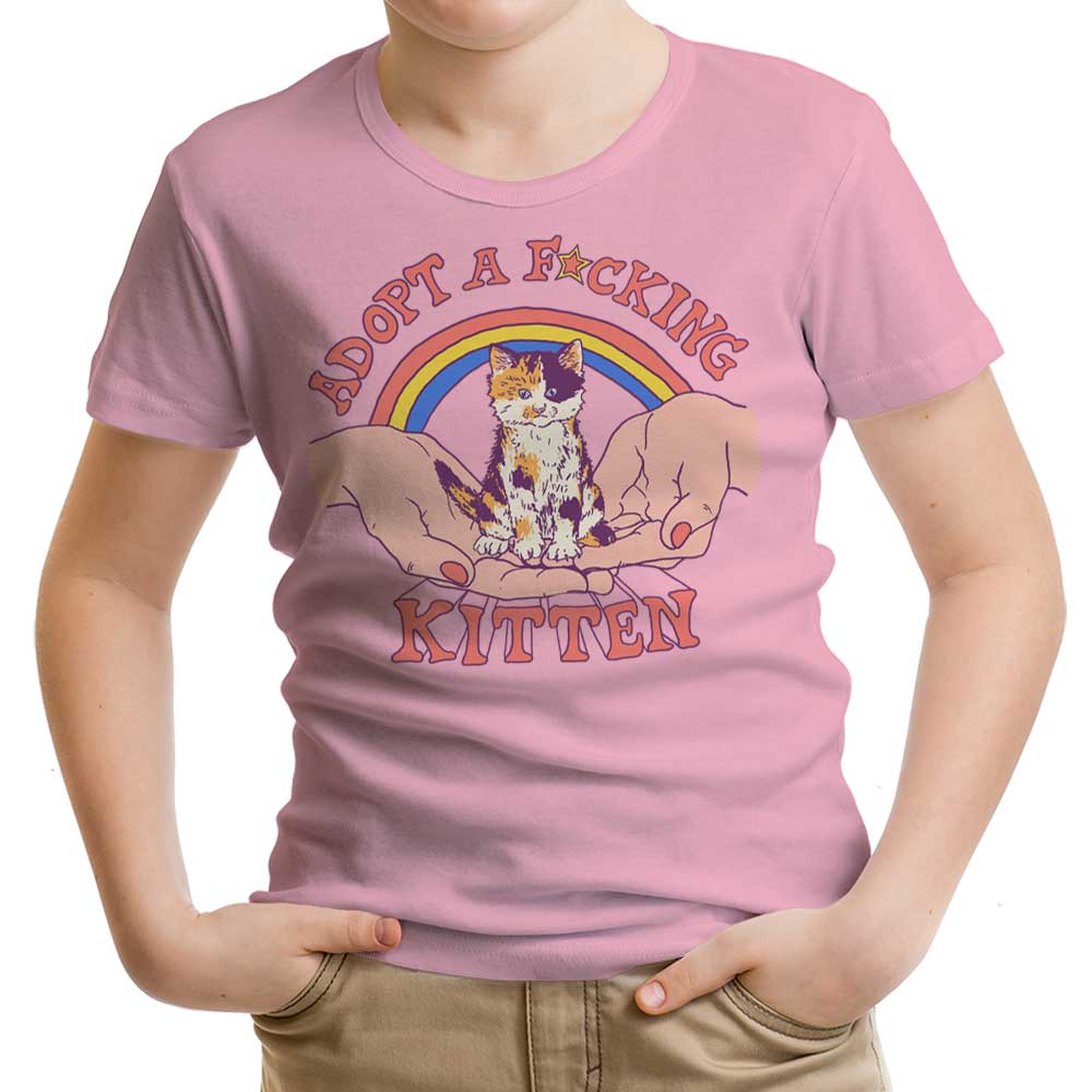 Adopt a Kitten Youth Apparel - Adult & Kids T-Shirts, Sweatshirts & Hoodies apparel design preview 1