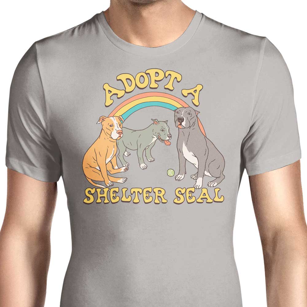 Adopt a Shelter Seal Men's Apparel - Adult & Kids T-Shirts, Sweatshirts & Hoodies apparel design preview 1