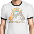 Adopt a Shelter Seal Ringer - Adult & Kids T-Shirts, Sweatshirts & Hoodies apparel design preview 1