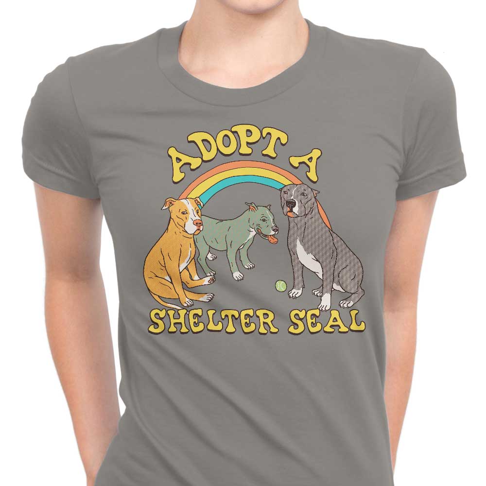 Adopt a Shelter Seal Women's Apparel - Adult & Kids T-Shirts, Sweatshirts & Hoodies apparel design preview 1