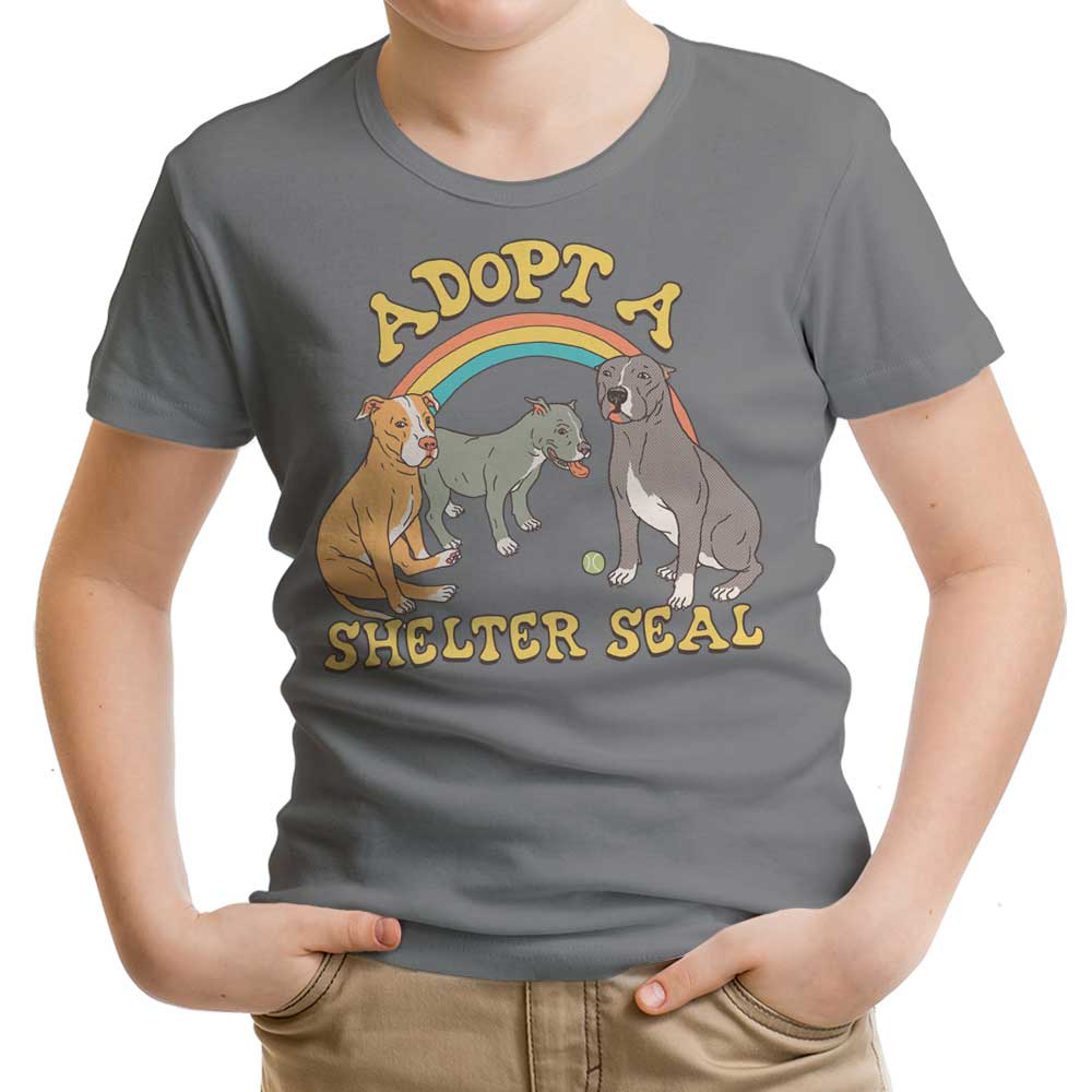 Adopt a Shelter Seal Youth Apparel - Adult & Kids T-Shirts, Sweatshirts & Hoodies apparel design preview 1