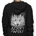 Adopt a Wolf - Adult & Kids T-Shirts, Sweatshirts & Hoodies apparel design preview 1