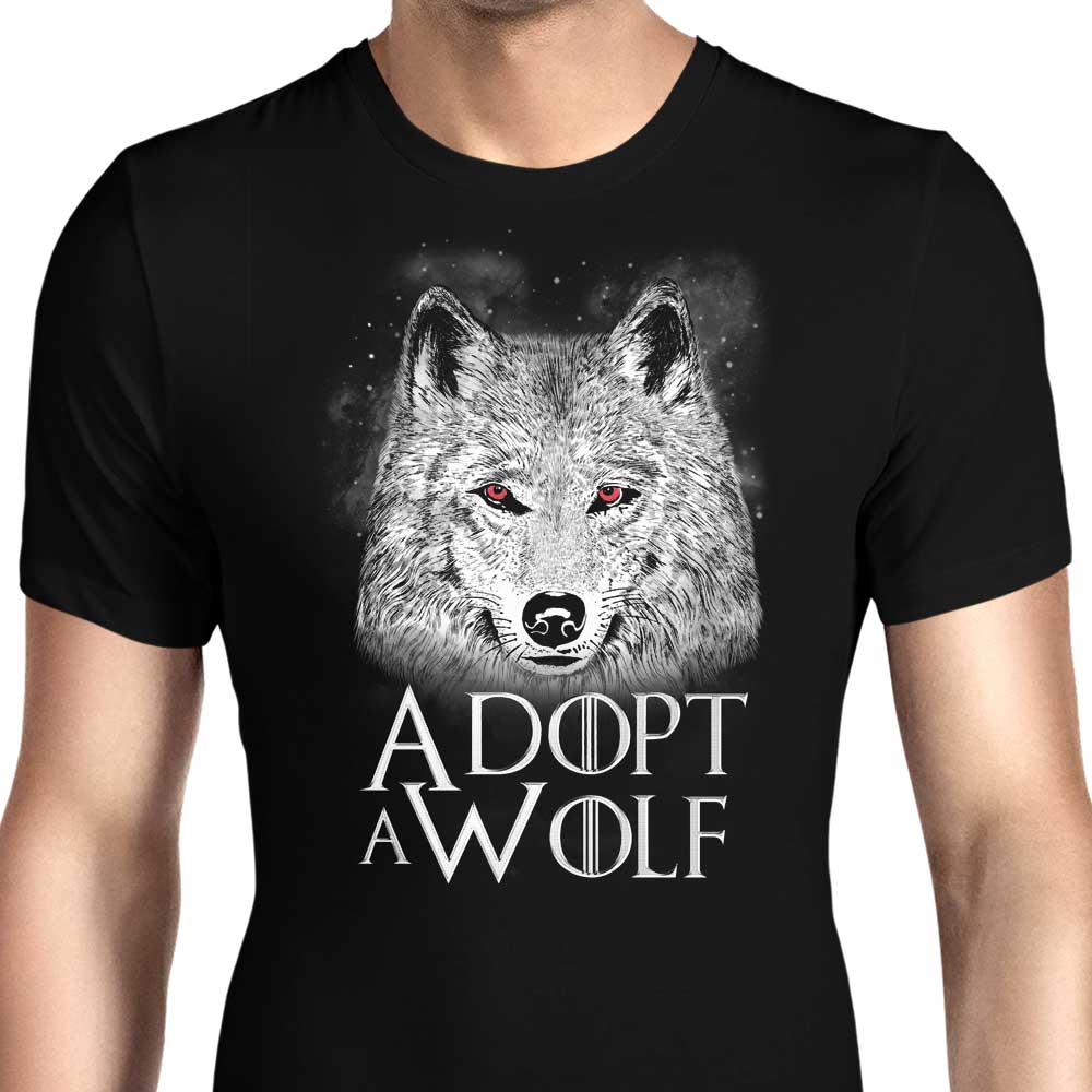 Adopt a Wolf Men's Apparel - Adult & Kids T-Shirts, Sweatshirts & Hoodies apparel design preview 1