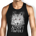 Adopt a Wolf Tank Top - Adult & Kids T-Shirts, Sweatshirts & Hoodies apparel design preview 1