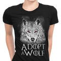 Adopt a Wolf Women's Apparel - Adult & Kids T-Shirts, Sweatshirts & Hoodies apparel design preview 1