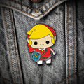 Adorable Courage (Red) Limited Pin - Adult & Kids T-Shirts, Sweatshirts & Hoodies apparel design preview 1