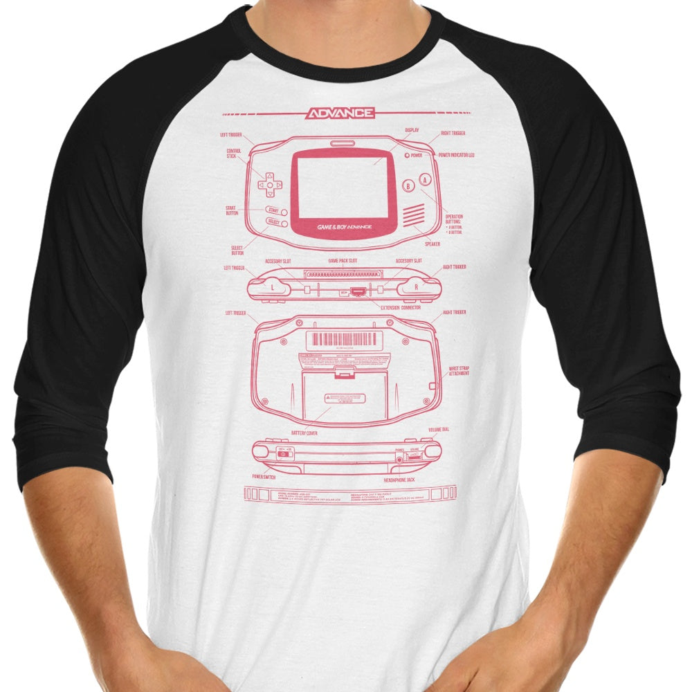 Advanced 3/4 Sleeve Raglan - Adult & Kids T-Shirts, Sweatshirts & Hoodies apparel design preview 1