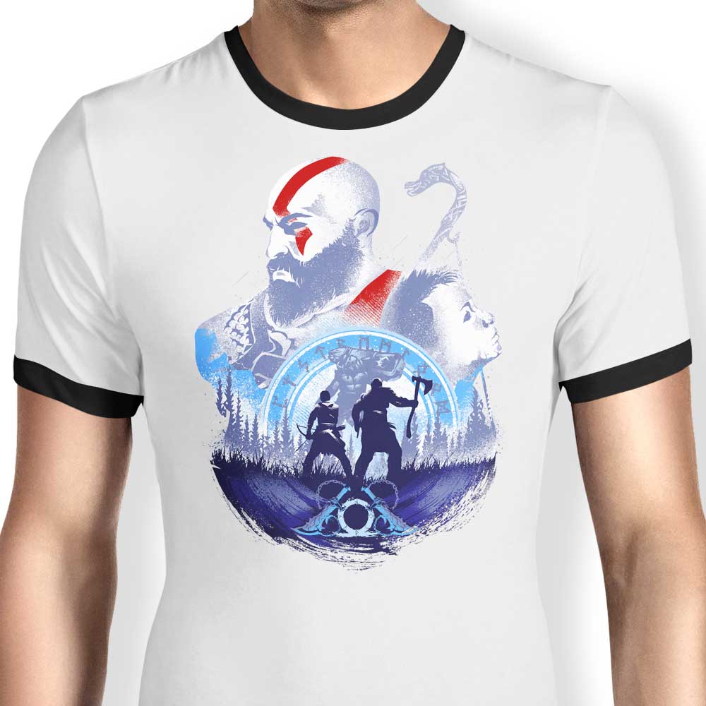 Adventures with My Father Ringer - Adult & Kids T-Shirts, Sweatshirts & Hoodies apparel design preview 1