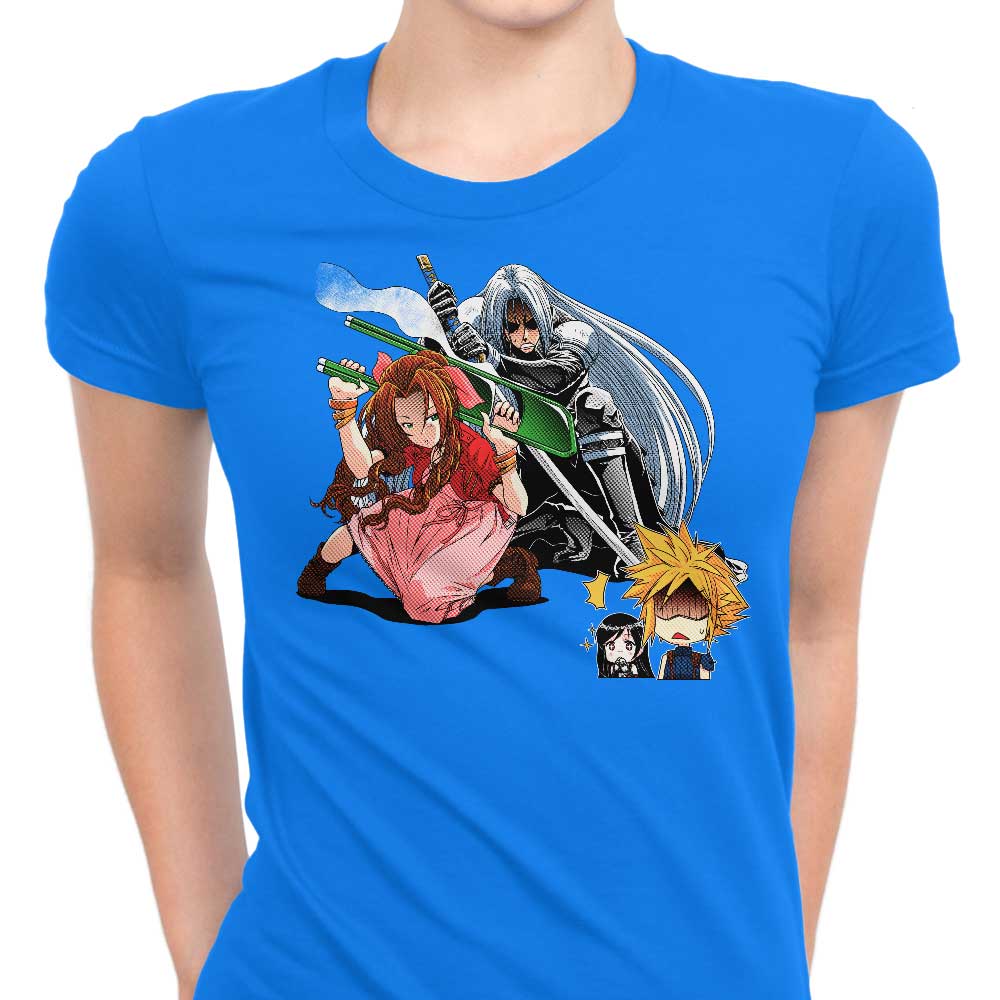 Aerith Ultimate Weapon Women's Apparel - Adult & Kids T-Shirts, Sweatshirts & Hoodies apparel design preview 1
