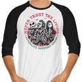 Afterlife Support Group 3/4 Sleeve Raglan - Adult & Kids T-Shirts, Sweatshirts & Hoodies apparel design preview 1